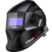 Arccaptain welding helmet 4 sensor grinding welding helmet with solar auto dimming for MiG mag Tig