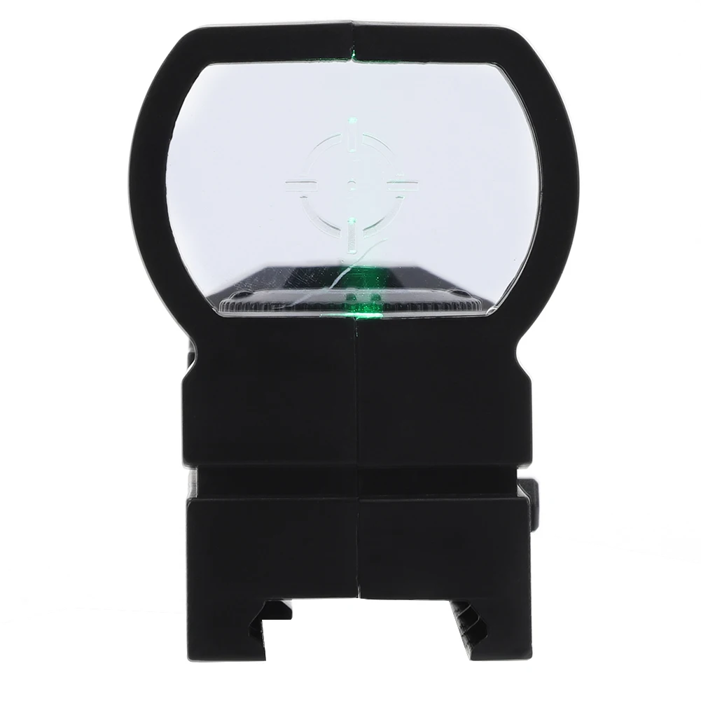 Holographic Rifle Scope ABS Green Dot Sight Scope Reflex Optics Sight Compact Sights for 20mm Rail Mount Rifles