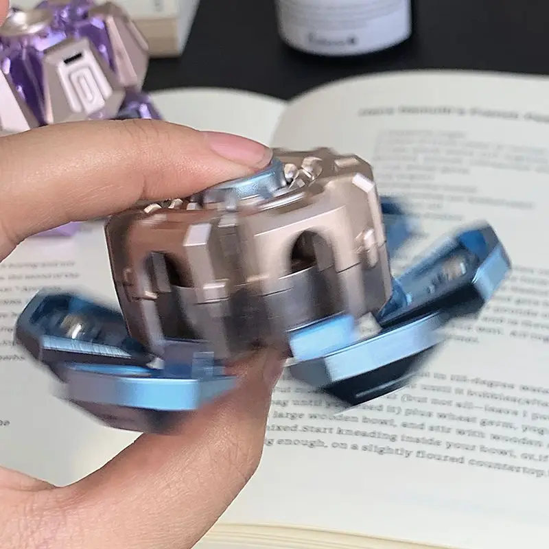 4 pièces nouveauté Fidget Spinner jouet écoliers, acheteurs Anti-Stress anxiété résistant à la pression jouets décompression cadeau