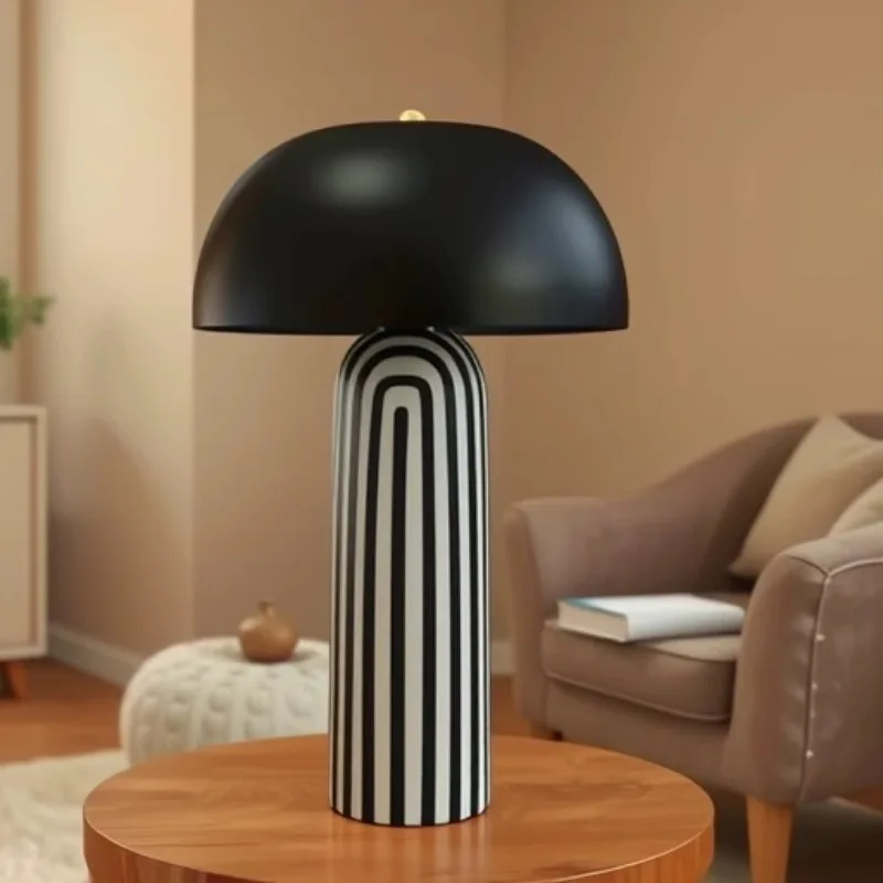 

Wabi Sabi Style Ceramic Desk Lamp Japanese Retro Homestay Hotel Handmade Pottery Jar Bedroom Living Room Decorative Table Light