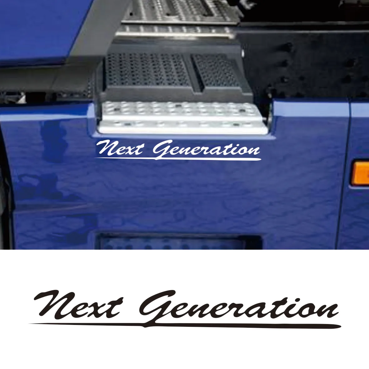 

For x2 Scania R/S series Next Generation side step Decal,Sticker Graphic