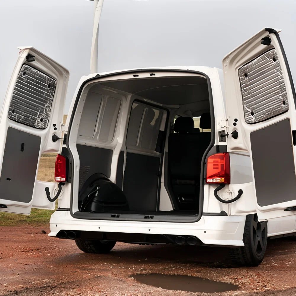 Campervan Rear Door Window Sunshade For Vw T6 Transporter 2015 RV Sun Shade Blind Internal Thermal Barn Door Shade Accessorie