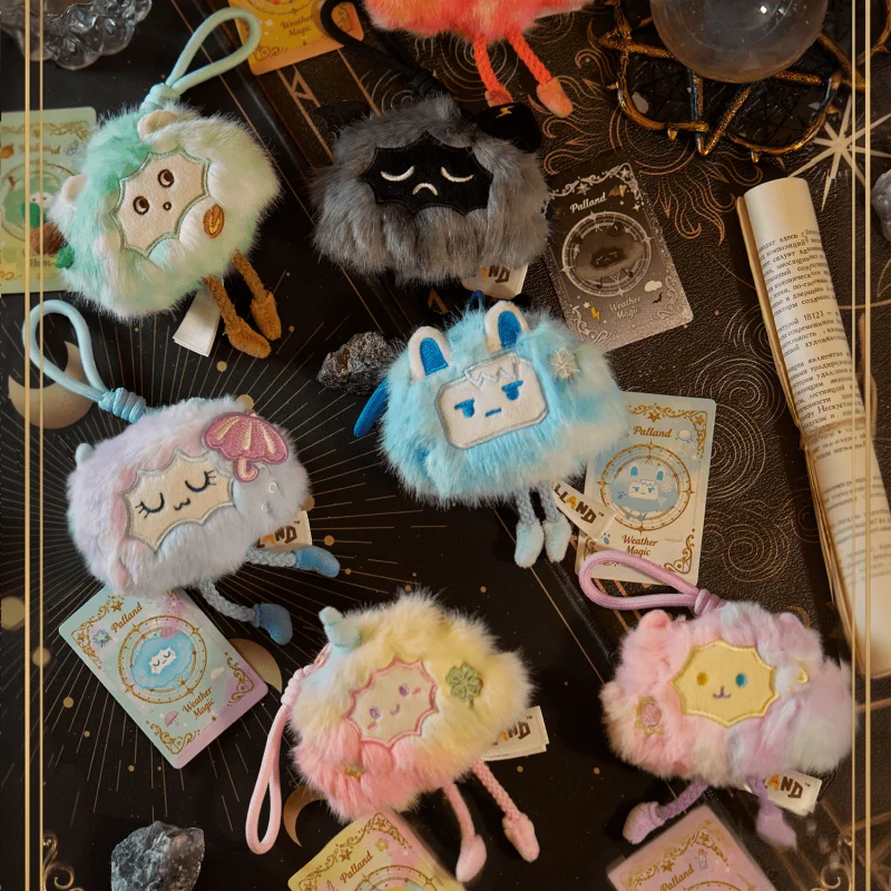 

Genuine Palland Weather Magic Series Blind Box Cloud Pendant Plush Soft Stuffed Doll Bag Hanging Decor Ornament Gift For Girls