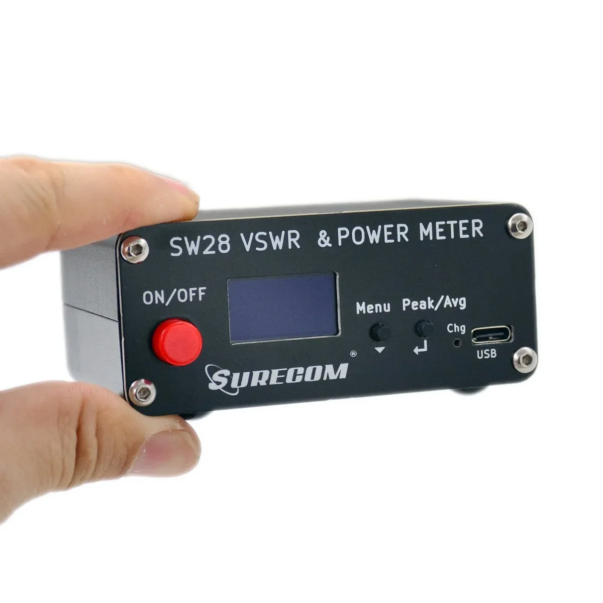 Surecom SW-28HF Mini V.S.W.R. & Power Meter LCD Display 1.5-60MHz Max 120W HF Radio VSWR RF Watt Digital Handheld Tester