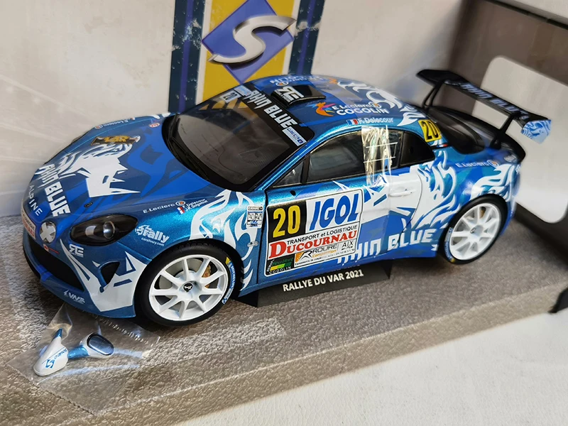 SOLIDO 1:18 Scale ALPINE A110 #20 2021 Simulation Alloy Car Model Diecast Toy Collectible Gifts Ornaments