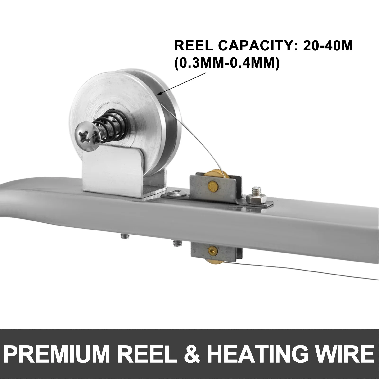 VEVOR Foam Cutter Machine 30.7x13x9.8 Inch Adjustable Angle Controllable Temperature Table Fire MDF + Alloy for Carving Modeling