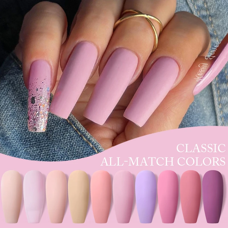 UR SUGAR 7.5 مللي عارية الوردي هلام مسمار البولندية شبه مصباح دائم الورنيش نقع قبالة UV LED مسمار الفن الورنيش مواسم DIY مانيكير #1