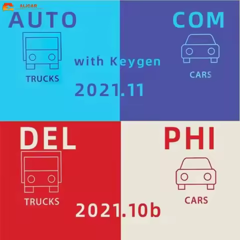 The newest for Autocom 2021.11 Delphi 2021.10b, truck and car diagnostic tools, Obd VCI AK DS150E scanner.