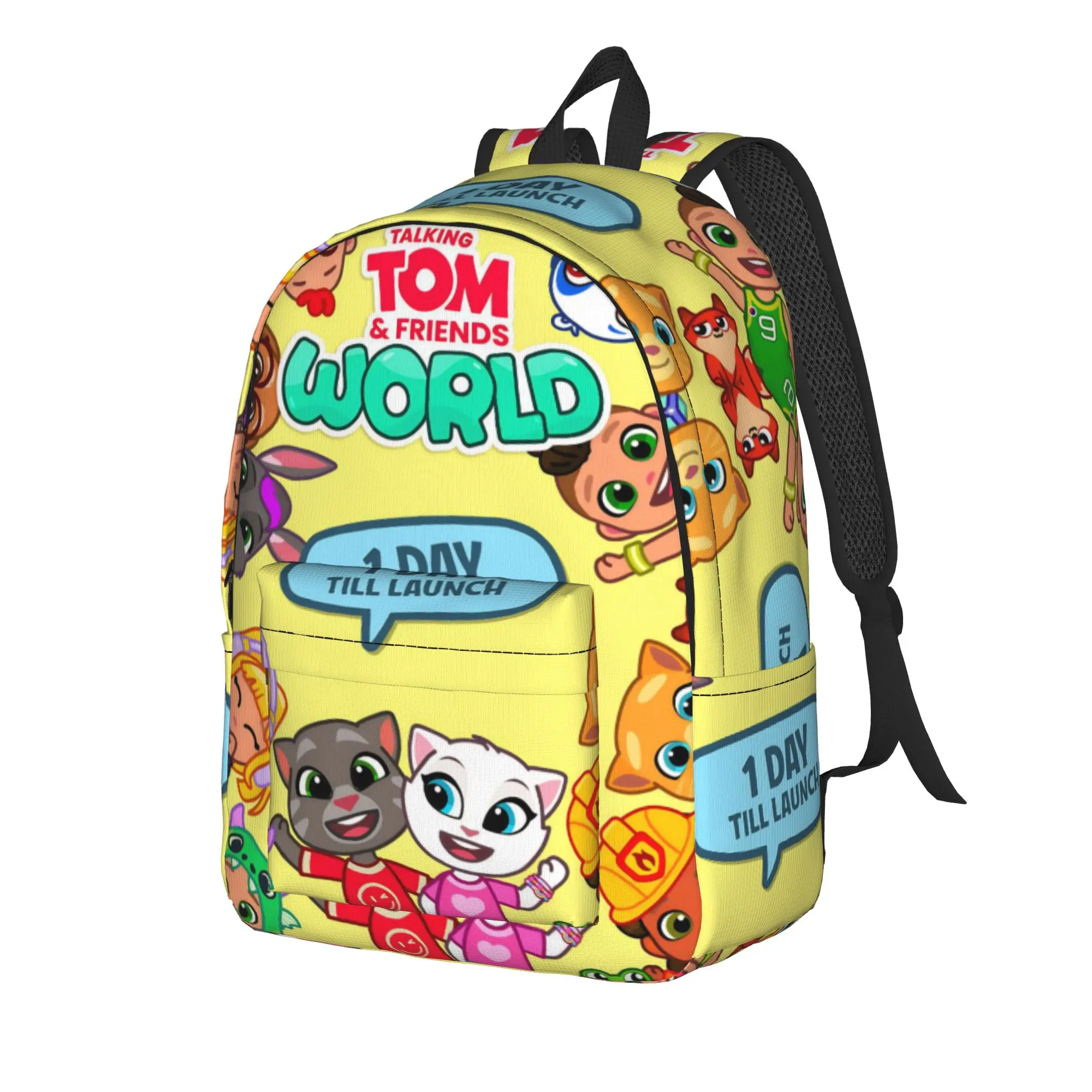 T-Talking T-Tom And F-Friends Backpack for Men Women Casual High School Business Daypack  Laptop Computer Canvas Bags Gift