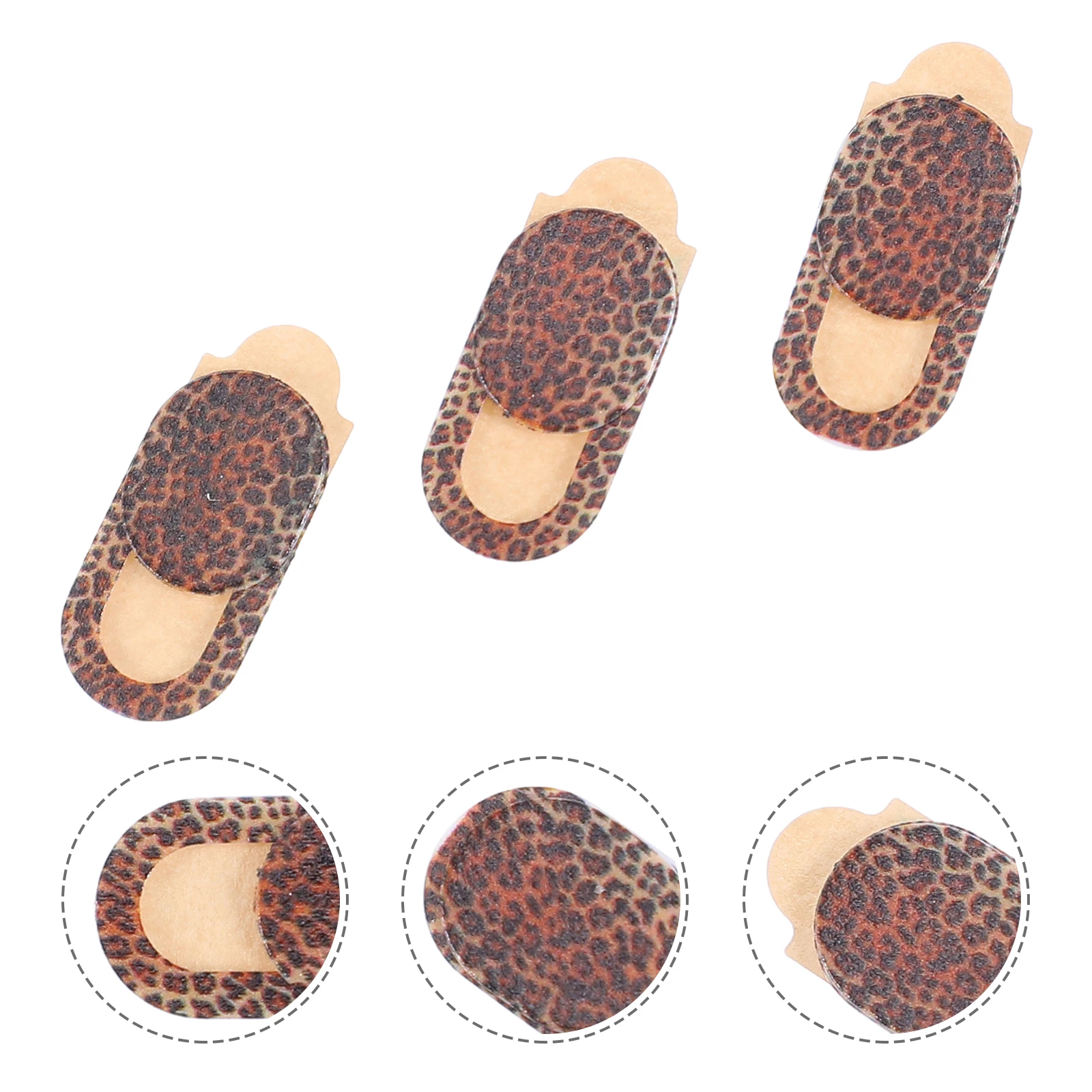 

6 Pcs Leopard Print Webcam Covers for Laptop Cell Phones Tablets Privacy Protector Anti peeping Camera Lens Accessories
