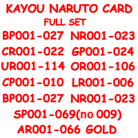 KAYOU Naruto Card Set Full Series SE BP NR CR GP CP SP MR PR SLR OR AR UR ZR Cards Sasuke Anime Collection Card Toy Gift