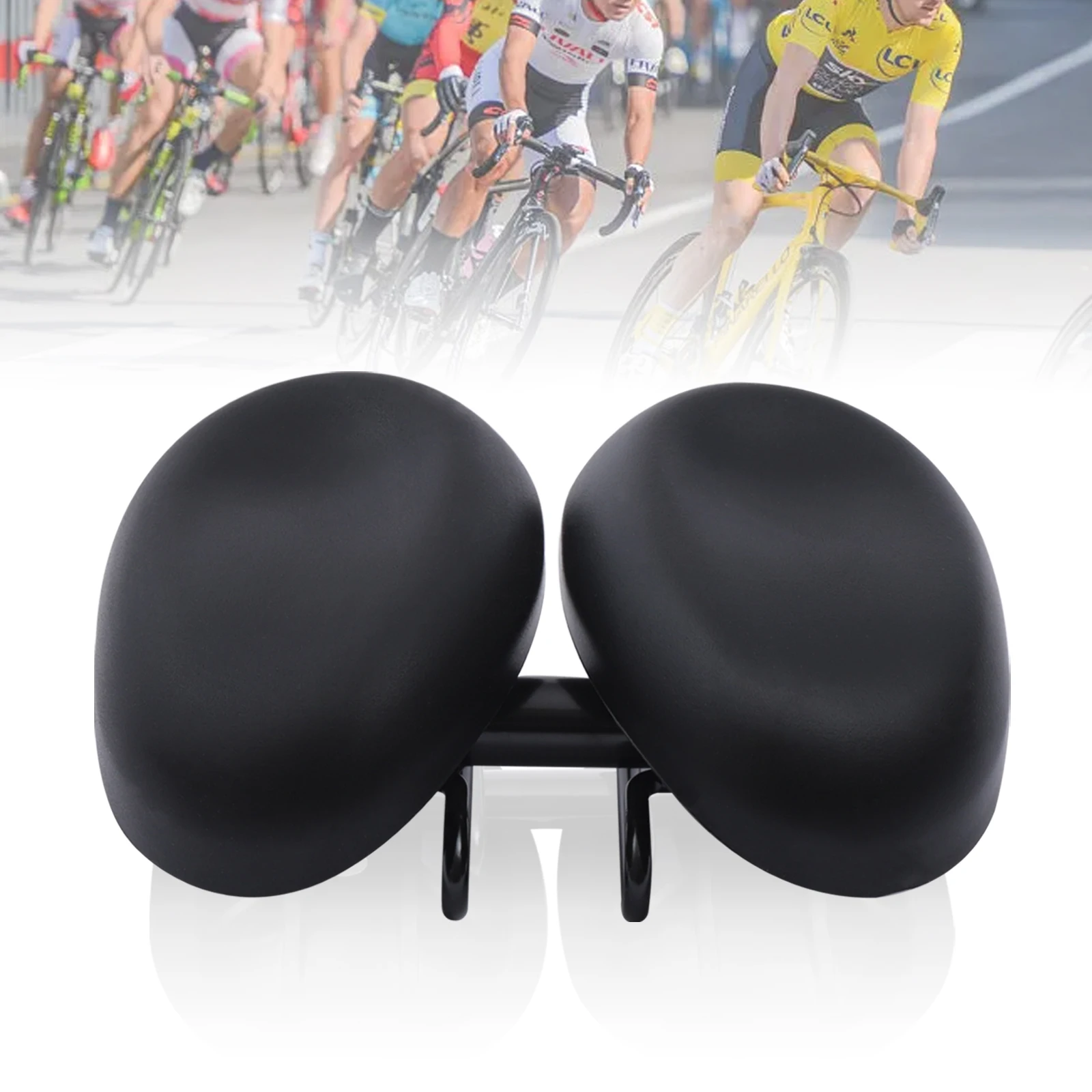 Adjustable Width Nose-free Bike Saddle Comfortable BMX Cycling Saddle Shockproof Hollow Half Design Road MTB Bike Seats