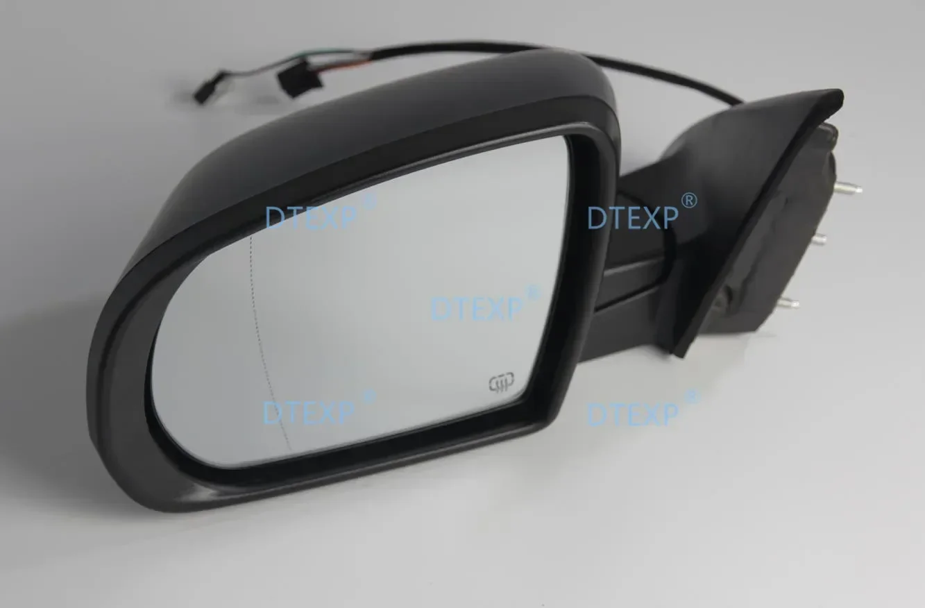 1 Piece LHD Side Mirror for Cherokee Kl 2015-2018 Rear Parking Glass with Door Lamp 9 11 12 Wires Available Turning Signal Lamp