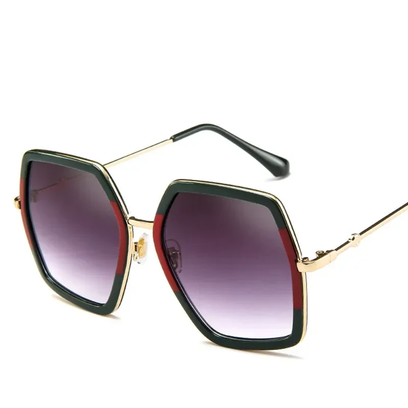 2024 NEW Oversized Square Sunglasses Women Luxury Brand Designer Vintage Sunglass Fashion Big Frame Sun Glasses UV400