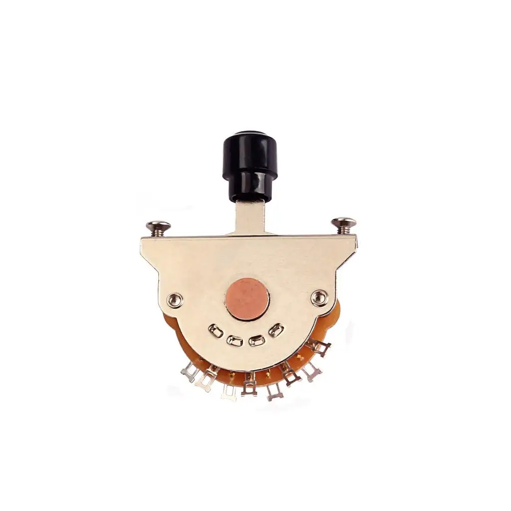 Chave Seletora de Captadores de Cobre de Alta Qualidade 3 Posições para Guitarra, Baixo Elétrico, Mandolim e Banjo - Peça de Reposição