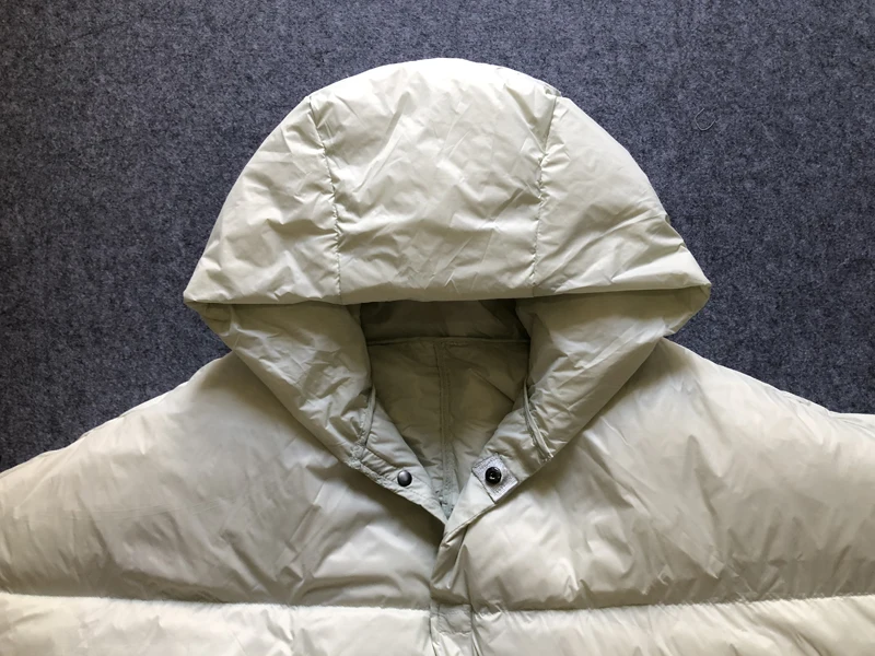 Luxury 90% white duck down jacket waistcoat for women Oversized Winter Thickened fluffy Hooded vest Overcoat INKEO 2O136