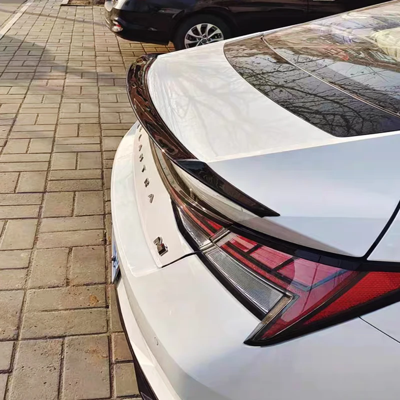 New design  For Hyundai Elantra Avante CN7 2020 2021 2022 spoiler High Quality ABS material by Carbin Fiber Glossy Black