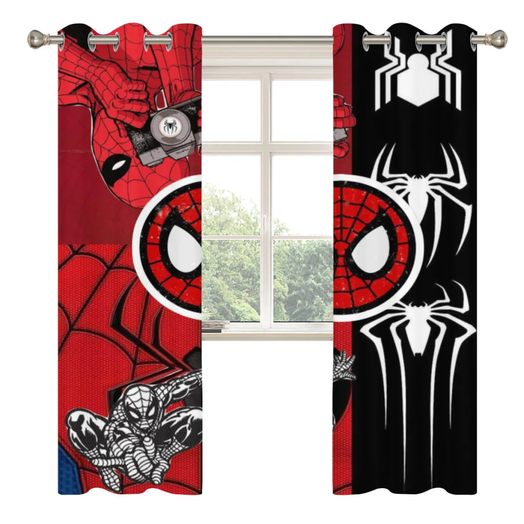 

Marvel SpiderMan Blackout Curtains For Living room Bedroom