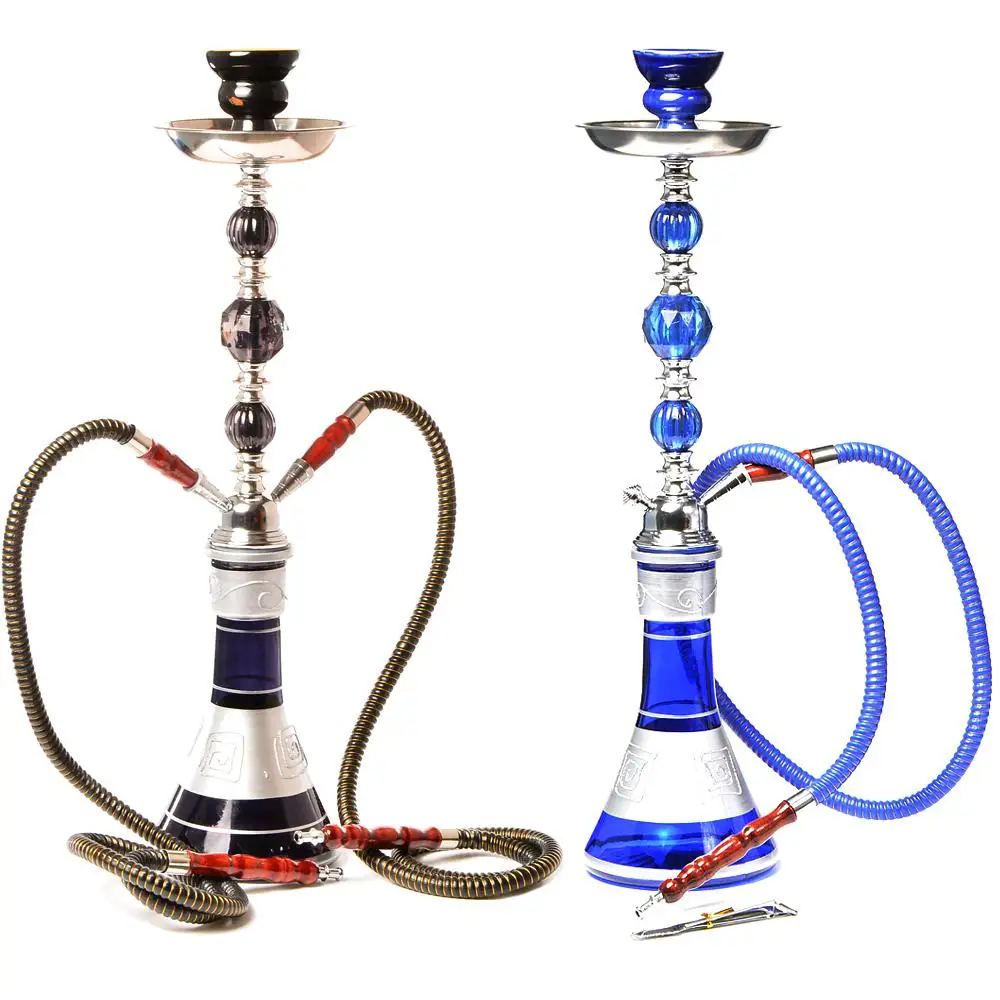 

vidrio de viaje Hookah Shisha Chicha Narguile Completo, Cachimba Sisha con accesorios para Narguile, cuenco, pinzas para carbon