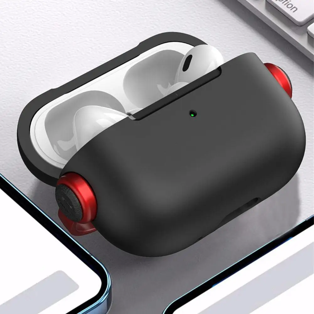 AirPods 4 用イヤホン保護ケース イヤフォンケース スキンカバー ストラップと電話スタンド付き Apple AirPods 4 アクセサリー用