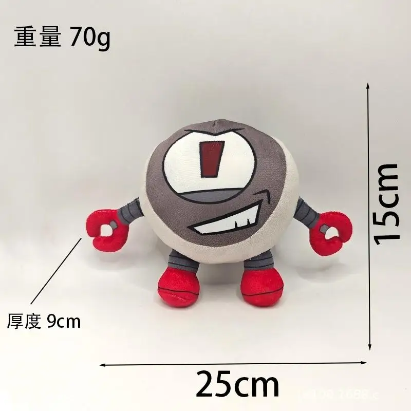 

Gameoververse Plush Gameoververse Characters Soft Stuffed Doll Cute Girl Robot Dinosaur Plushies for Fans Kids Birthday Gift