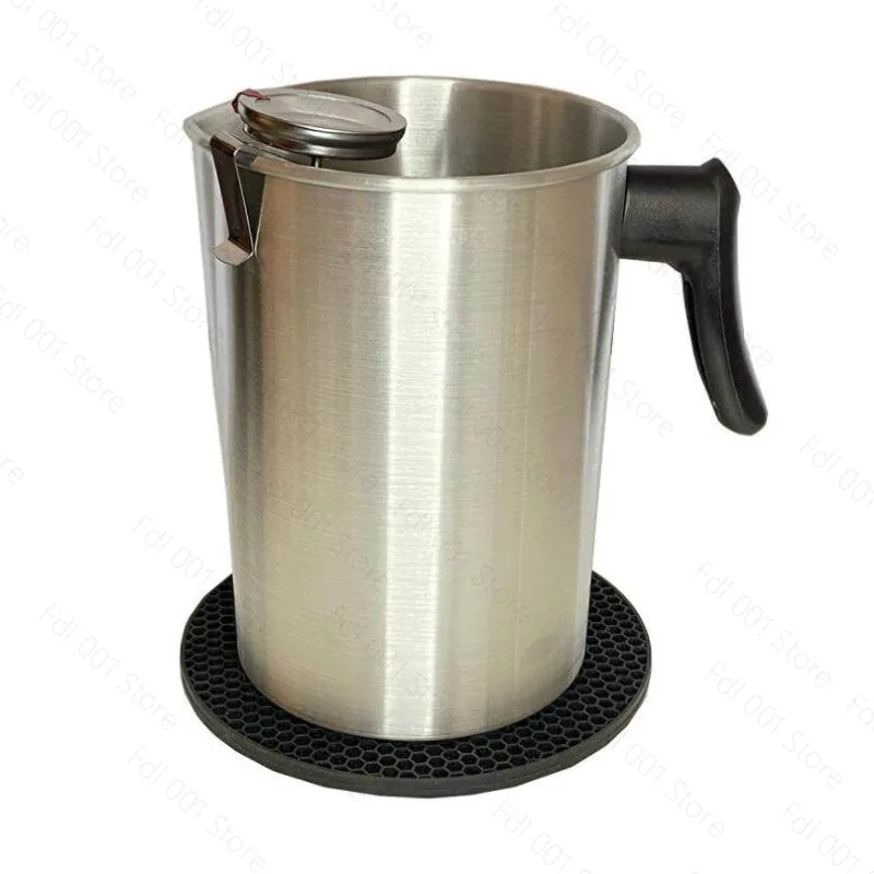 3 Liter Candle Wax Melting Pot Set Melting/Pouring Pot Coaster Thermometer Pour Pot Candle Melting Cup