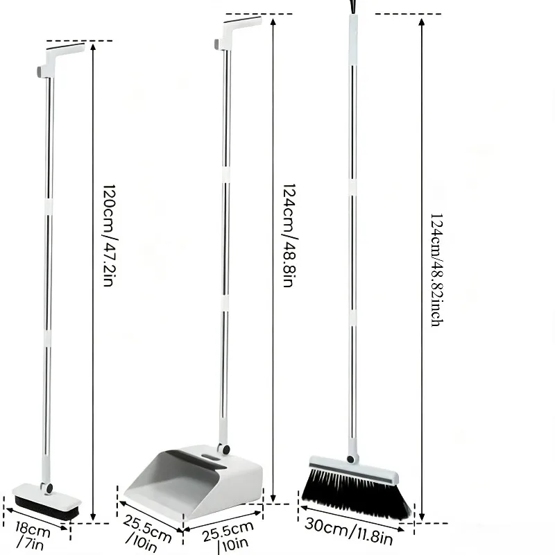 3-in-1 Broom Set Home Kitchen Office