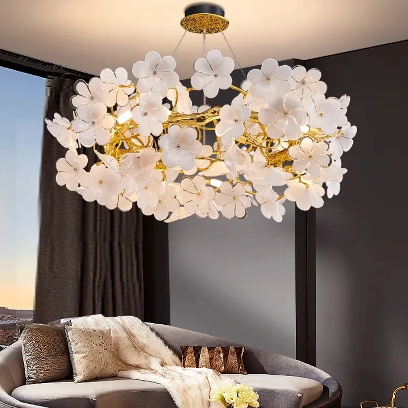 Modern light luxury Dining room chandelier lighting Ceiling lamps hanging light led chandeliers for the living room indoor light