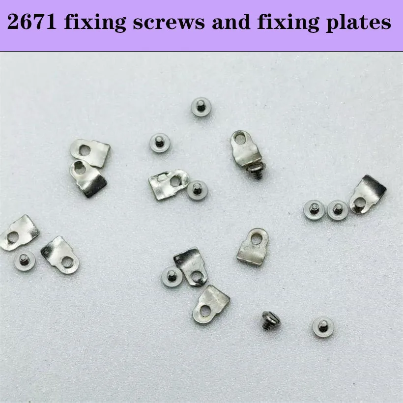 ملحقات الساعة 2671 برغي تثبيت لوحة الحركة مناسب لملحقات الحركة 2671 2651 2678 2688