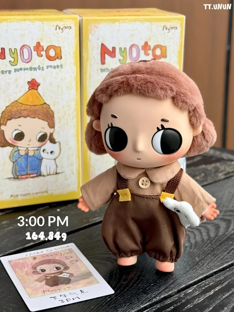 Authentische POPMART Nyota Little Moments Serie Blind Box Vinyl-Plüschpuppe Ita-Taschenanhänger Schlüsselanhänger Niedliches Spielzeug Schreibtischdeko Mädchengeschenk – Detail 8