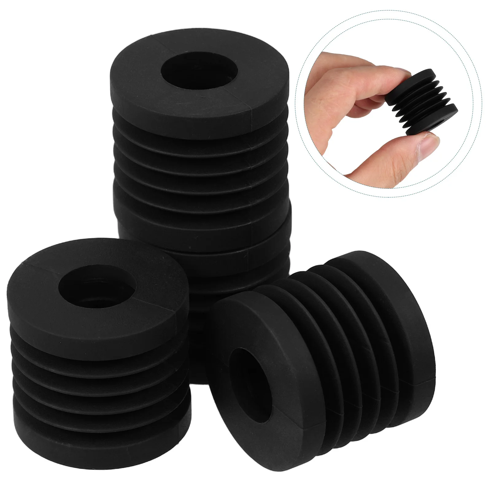 

4pcs 3D Printer Feet Pads Anti Vibration Silicone Mats Shock Absorption High Temp Resistant Flexible Installation Replacement