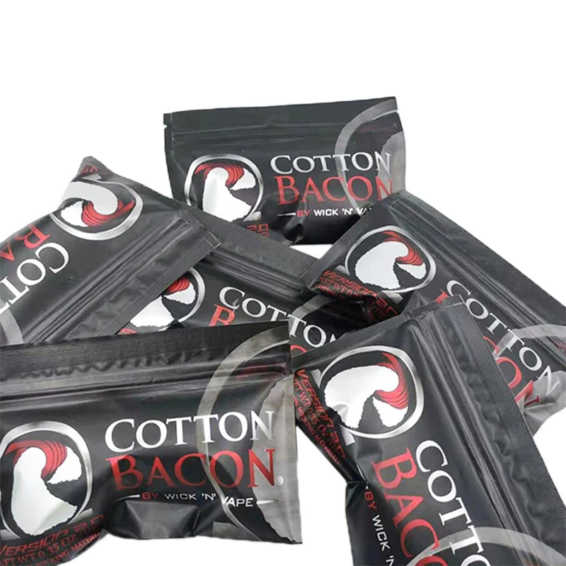 10Pcs/pack For Zeus X RTA Kylin BSKR Dead Rabbit Profile Mesh RDA RTA 100% 2.0 Organic Cotton Bacon Protable Prime Cotton