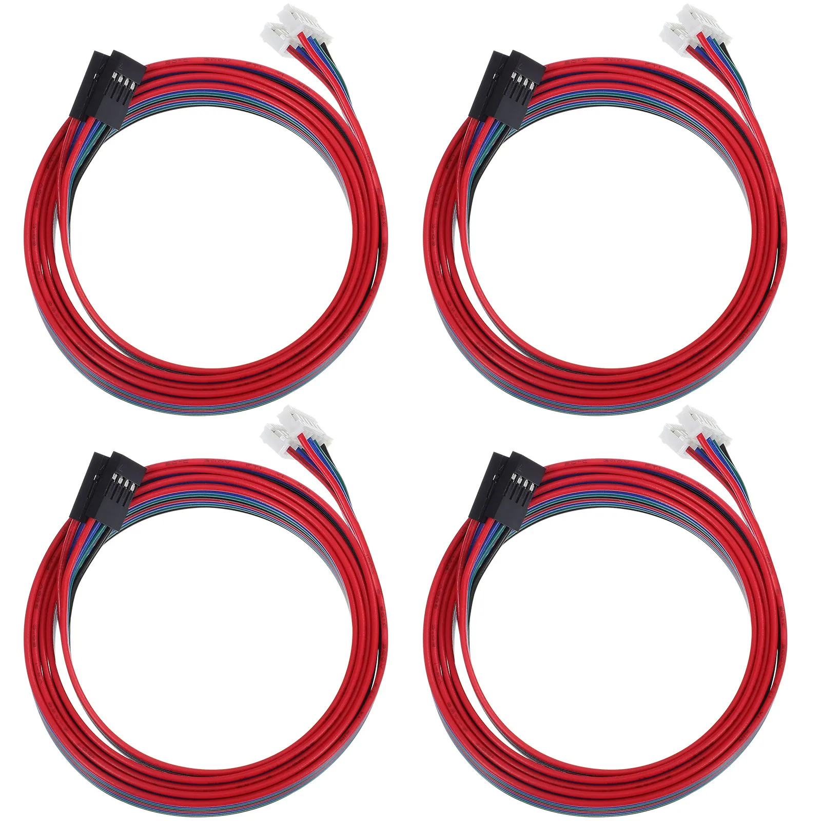 

4Pcs 1M Stepper Motor Cable Set Jst 6Pin to for 17 Bipolar Stepper Motors Ramps 3D Printer Cnc Machine