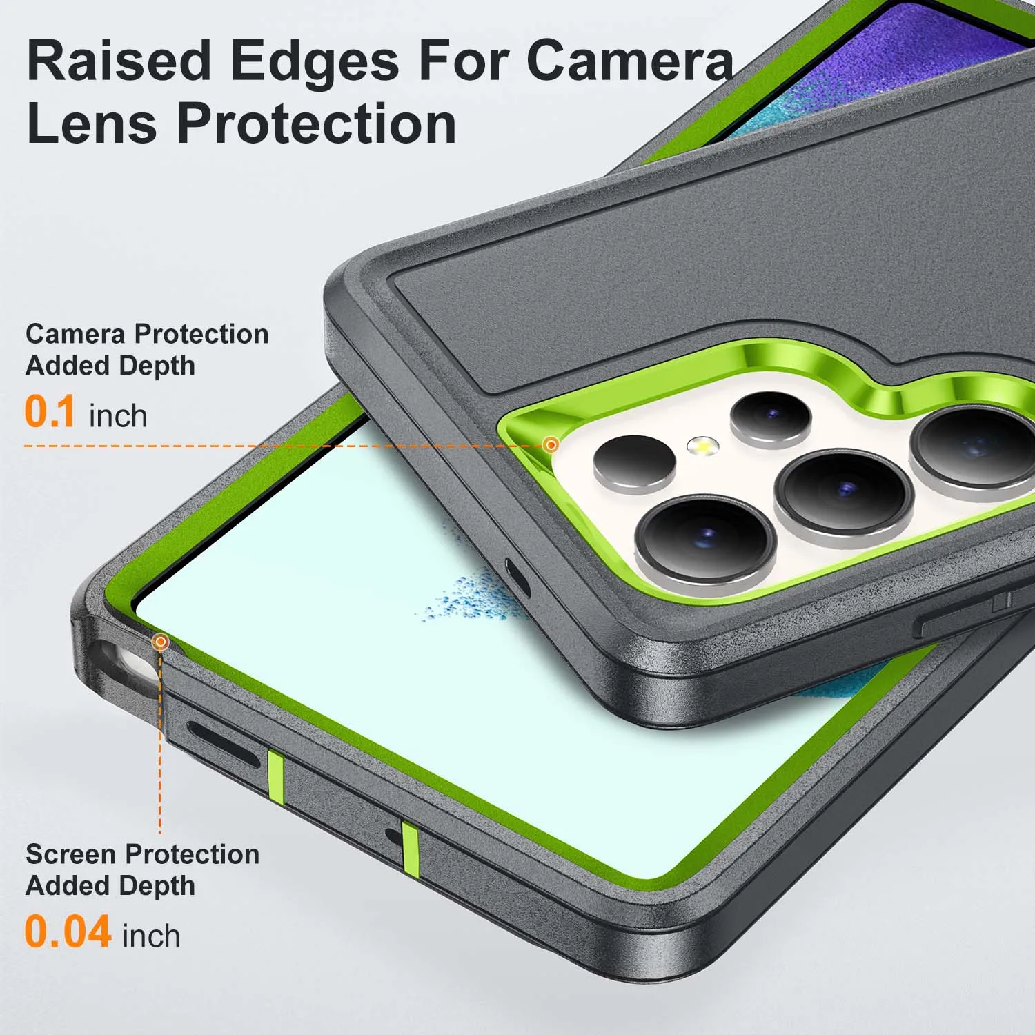 Anti-Drop Fashion 3 in 1 Case for Samsung Galaxy S25 Ultra S24 Plus S23 FE S22 A56 A16 A36 A15 5G A54 A14 A53 A13 A04S Cases