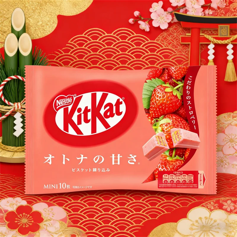 Nestlé KKT KitKat Adult Sweetness Fresa 10 barras, envío gratis, envío nacional, KitKat, snacks, té de la tarde