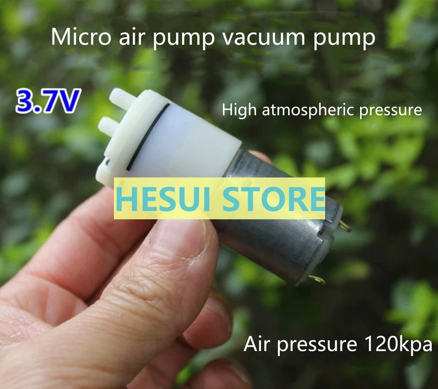 Micro air  Negative pressure pump vacuum pump DC3.7V 3V-5V pressure up to 120kpa