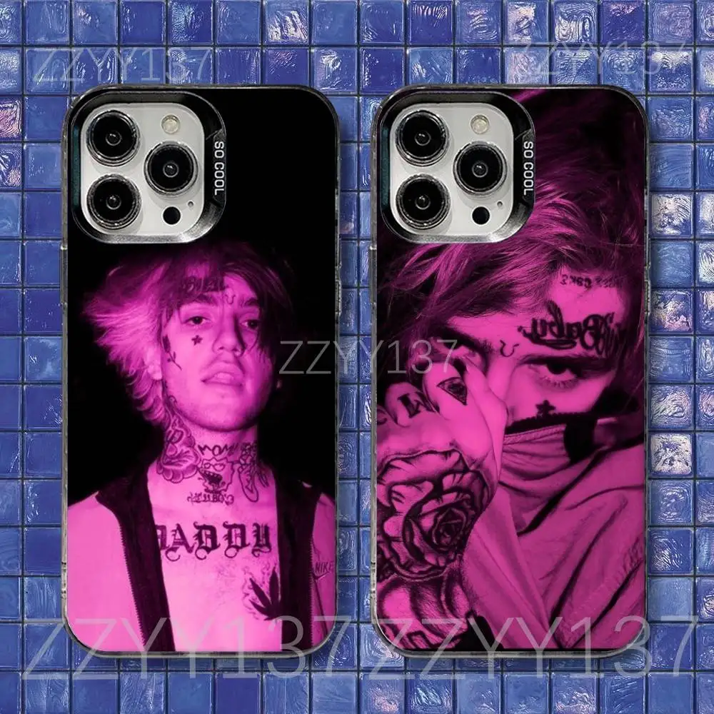 

L-Lil Peep Nuts Phone Case For iPhone 16,15,14,13,12,11,8,7,Pro,Max,Plus,Mini,XS,SE Shockproof Matte Cover