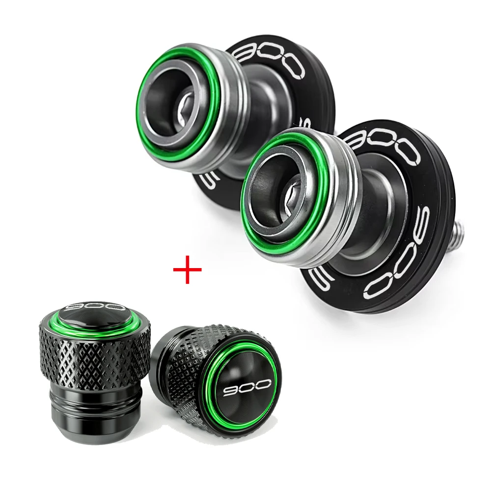 Per Kawasaki Z900 Z 900 RS SE Z900RS Z900SE 2017-2023 2024 2025 M8 Moto Forcellone Bobine Slider Stand Viti Tappo Valvola del pneumatico