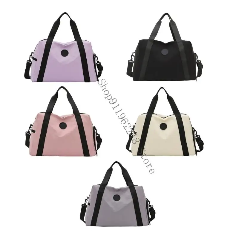 

Travel Bag Fitness Bag Weekender Bag Training Bag with Shoes Compartment and Dry Wet Separation Handheld Handbag 066F