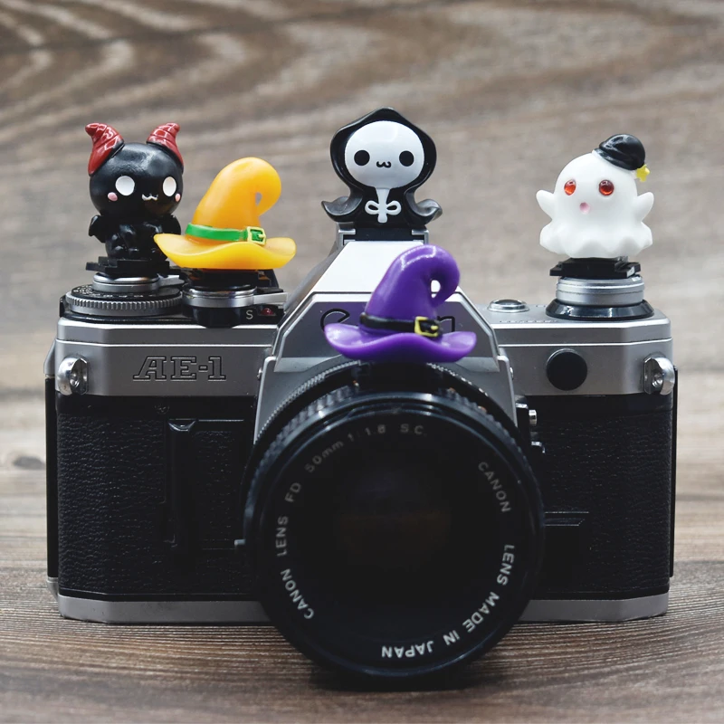 Hot shoe cover Halloween Series for universal SLR camera Canon 200d Nikon Sony Fuji xt30 xt4 5 Hot Shoe Cap dustproof cute