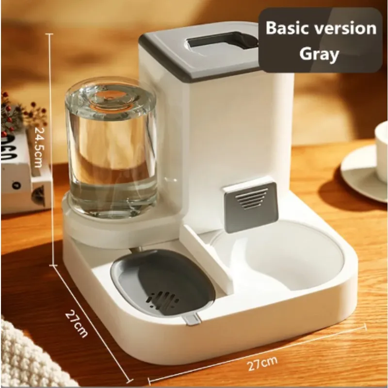 new automatic cat feeder  Dog bowl Cat bowl two-in-one water dispenser Cat bowl pet supplies