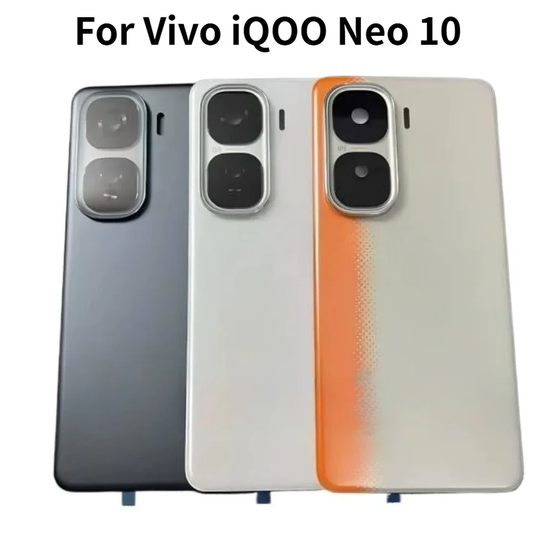 Battery back cover For Vivo iQOO Neo 10 Neo10 case back cover with repair accessories and lenses With adhesive V2425A