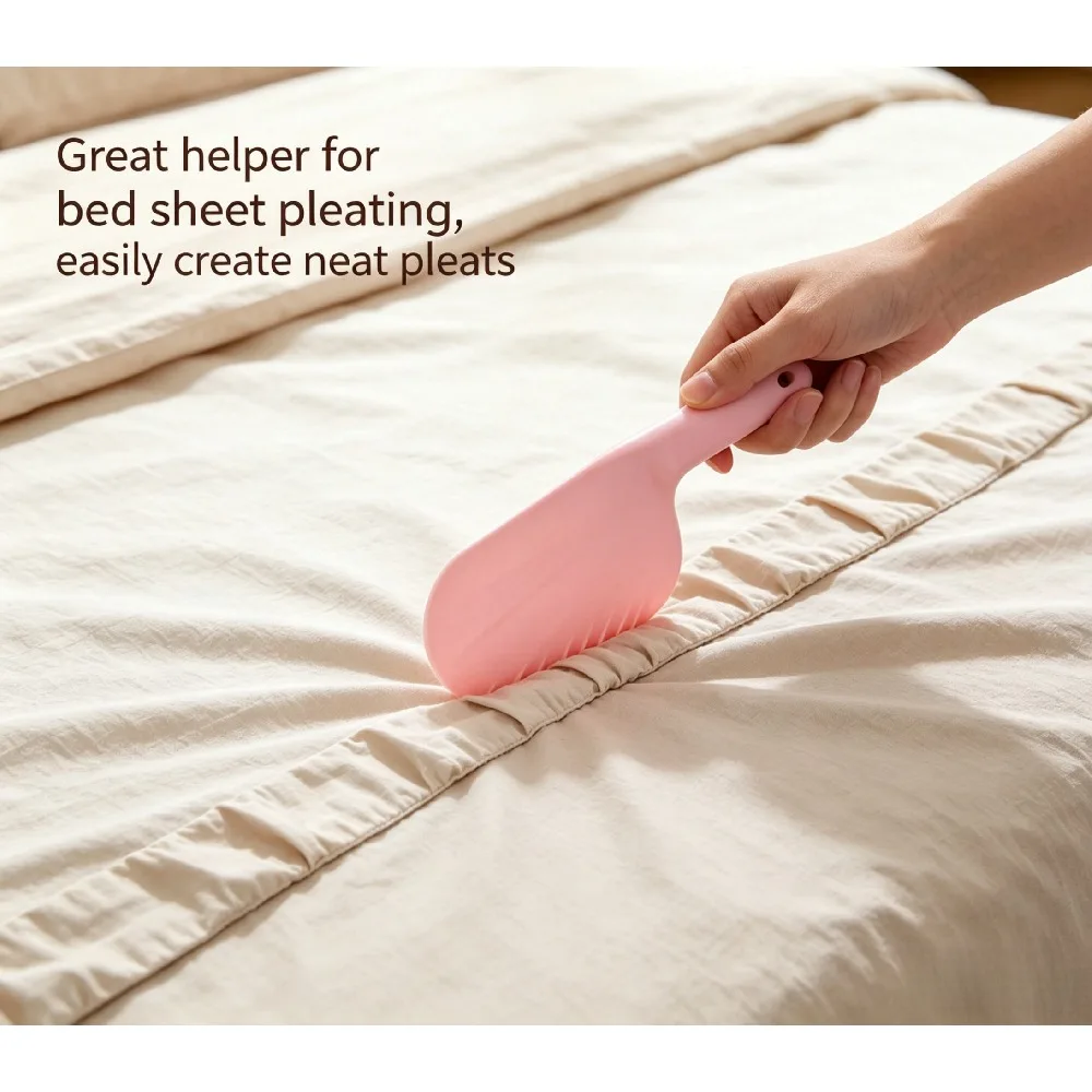 5 Pack Bed Sheet Fastener, Mattress Holder Clip for Securing Sheets, Long Handle Tool for Tucking Sheets Deep, Non-Slip Bed Organizer for Easy Bed Making (Random Color)