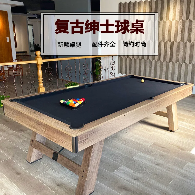 Billiard table Household standard Adult American indoor automatic return Billiard table Black eight tennis