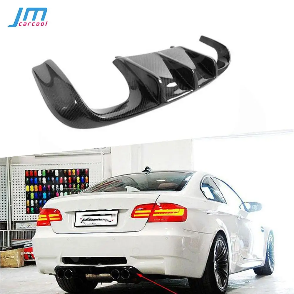 

3 series Carbon Fiber Rear Lip Diffuser Spoiler for BMW E92 M3 Coupe E93 M3 Cabriolet 2009 - 2012 Car Bumper Protector V Style