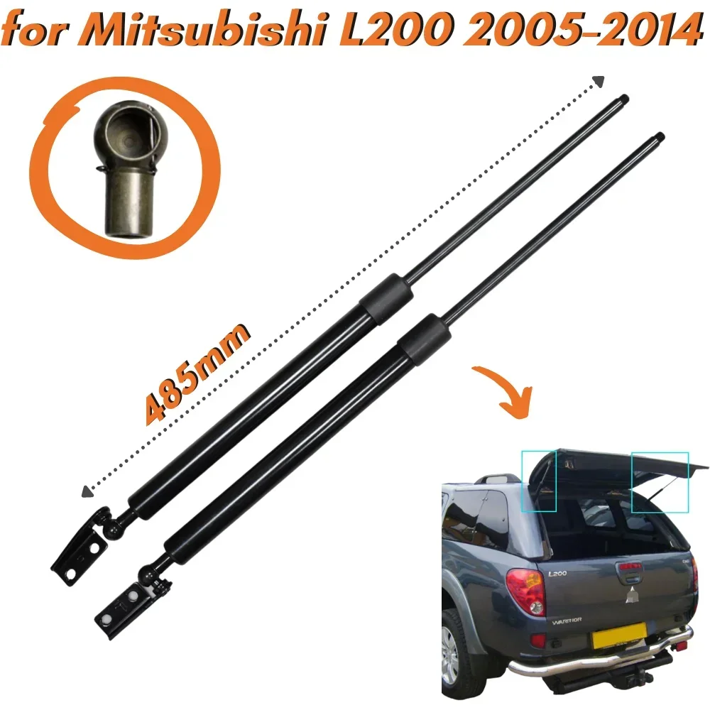 

Qty(2) Hardtop Rear Window Struts for Mitsubishi L200 Triton Strada KA/KB Pickup 2005-2014 Gas Springs Shock Absorbers Lifter