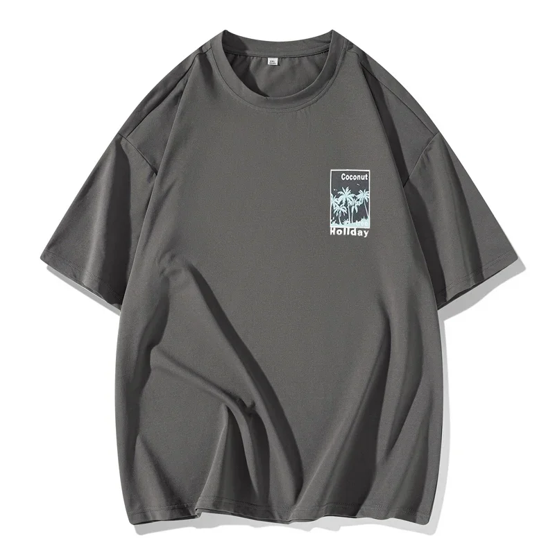 ผู้ชาย PLUS ขนาดผ้าฝ้ายเสื้อยืด 6XL 7XL ขนาดใหญ่แขนสั้น Tees 110-180 กกฤดูร้อน Running GYM TOP แฟชั่นกราฟิกเสื้อเสื้อผ้า