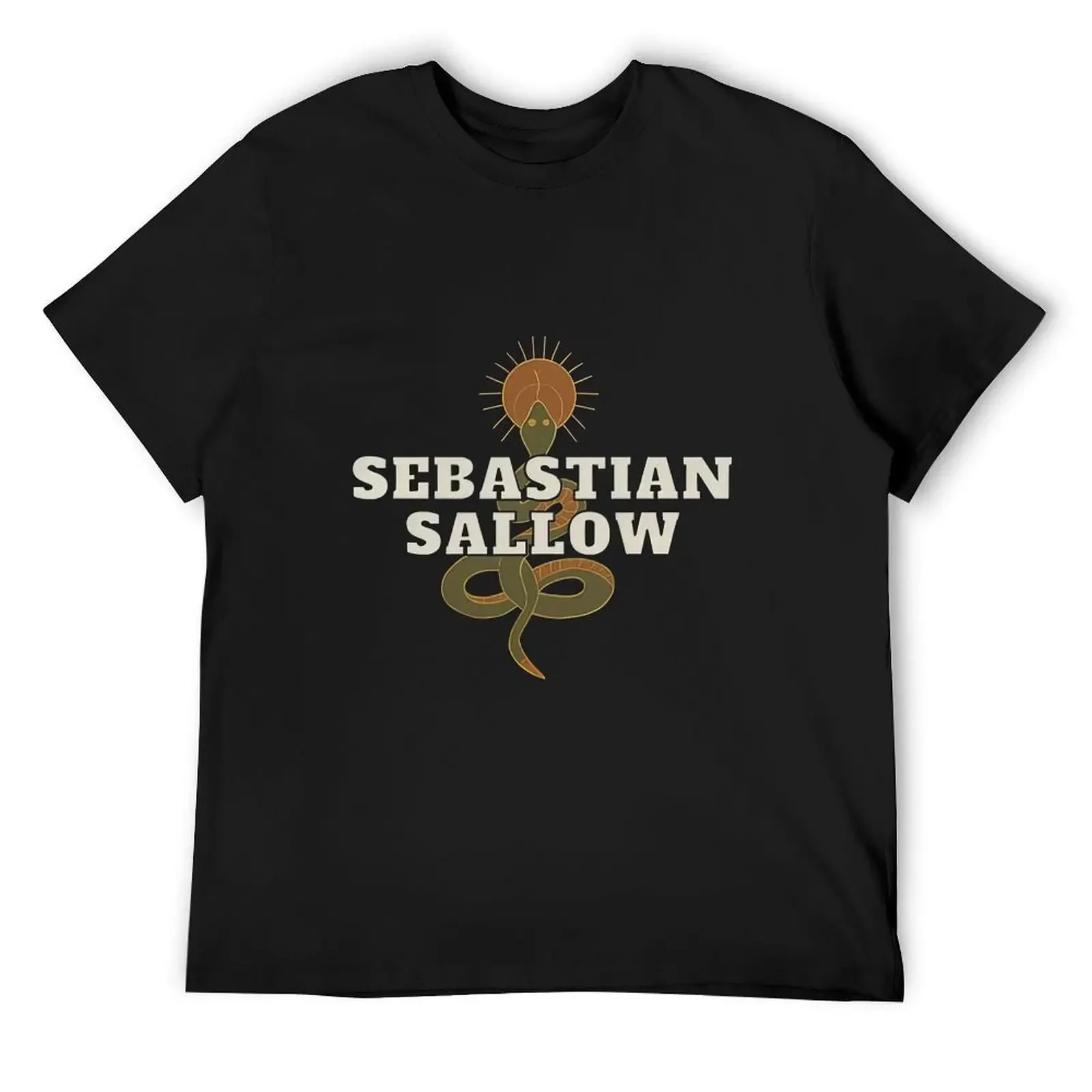 Sebastian Sallow T-Shirt vintage custom shirt mens workout shirts