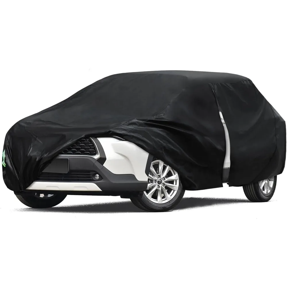 

6-Layer Waterproof All-Weather Car Cover for SUVs 182-190 Inch, Universal Fit with Wind-Resistant Design