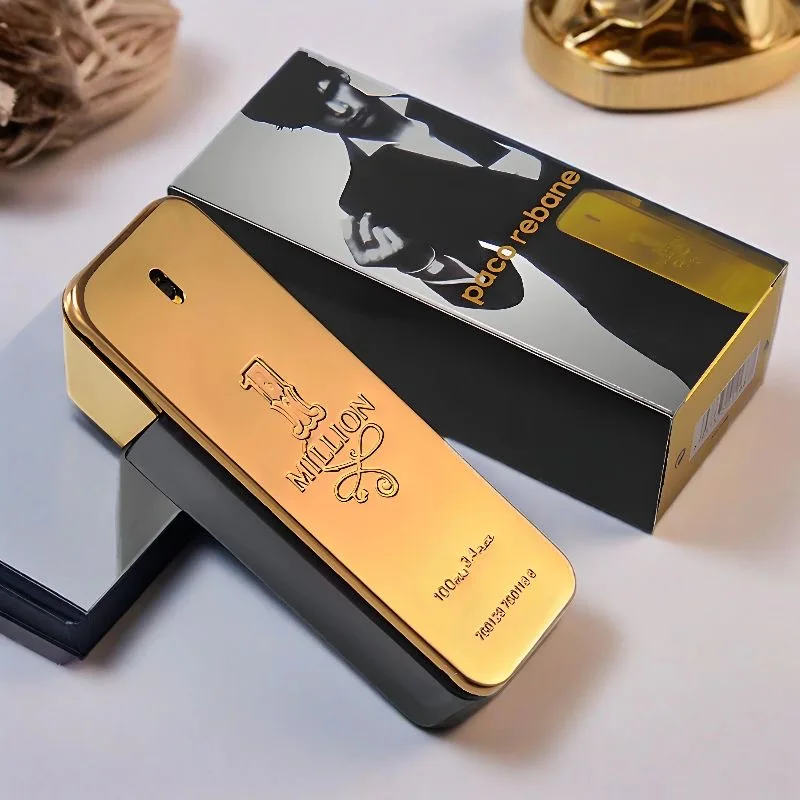 Paco Rabanne Million Eau De Toilette Spray 3.4 Oz para Hombre - Regalo Nuevo para el Día de San Valentín